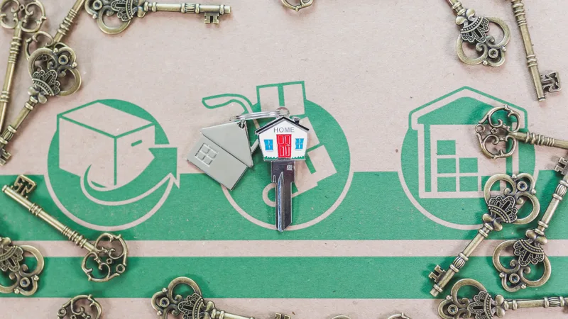 House keys on a wooden surface representing home loan approval