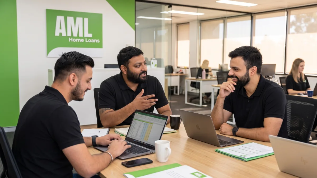Te rōpū o AML Home Loans e mahi tahi ana i te tari